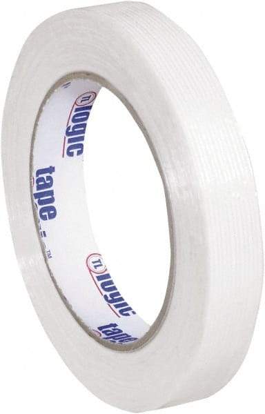 Tape Logic - 3/4" x 60 Yd Clear Hot Melt Adhesive Strapping Tape - Polypropylene Film Backing, 4.3 mil Thick, 156 Lb Tensile Strength - A1 Tooling