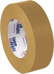 Tape Logic - 1-1/2" x 60 Yd Brown Rubber Adhesive Packaging Tape - Paper Backing, 7 mil Thick - A1 Tooling