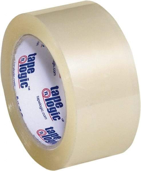 Tape Logic - 2" x 110 Yd Clear Acrylic Adhesive Packaging Tape - Polypropylene Film Backing, 1.8 mil Thick, 18 Lb Tensile Strength - A1 Tooling