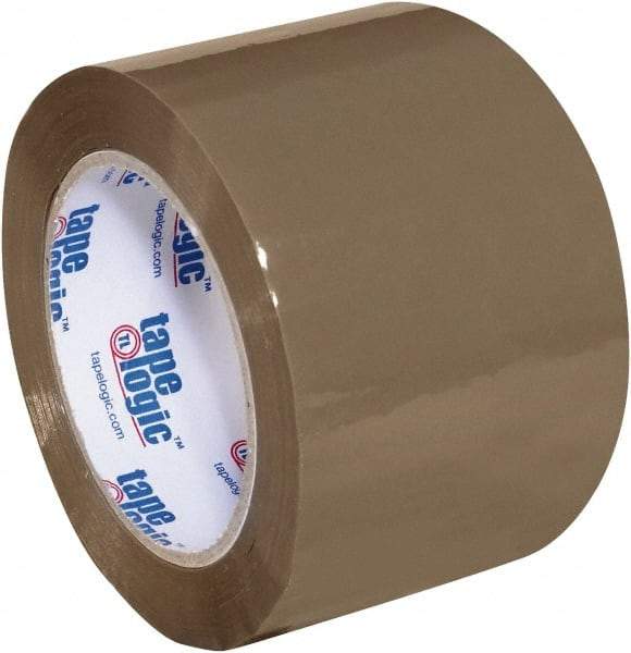 Tape Logic - 3" x 110 Yd Tan Acrylic Adhesive Packaging Tape - Polypropylene Film Backing, 1.8 mil Thick, 18 Lb Tensile Strength - A1 Tooling