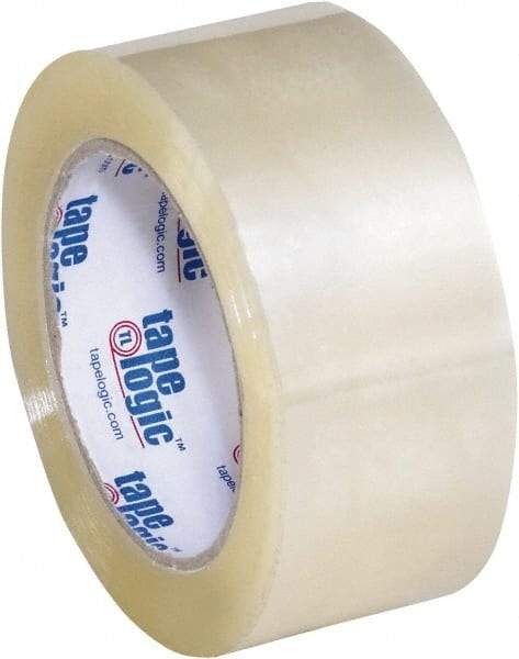 Tape Logic - 2" x 110 Yd Clear Acrylic Adhesive Packaging Tape - Polypropylene Film Backing, 2.2 mil Thick, 21.4 Lb Tensile Strength - A1 Tooling