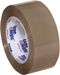 Tape Logic - 2" x 110 Yd Tan Acrylic Adhesive Packaging Tape - Polypropylene Film Backing, 2.6 mil Thick, 24.7 Lb Tensile Strength - A1 Tooling