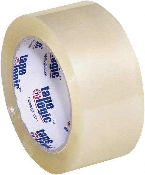 Tape Logic - 2" x 55 Yd Clear Acrylic Adhesive Packaging Tape - Polypropylene Film Backing, 3.5 mil Thick, 33.7 Lb Tensile Strength - A1 Tooling