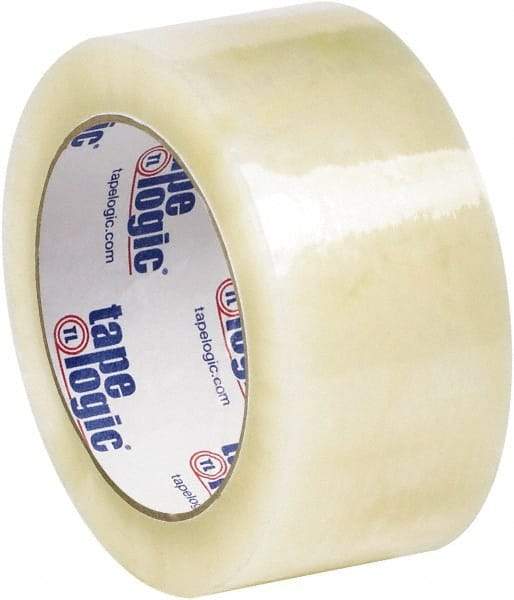 Tape Logic - 2" x 110 Yd Clear Hot Melt Adhesive Packaging Tape - Polypropylene Film Backing, 1.7 mil Thick - A1 Tooling