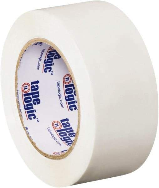 Tape Logic - 2" x 110 Yd White Acrylic Adhesive Packaging Tape - Polypropylene Film Backing, 2.2 mil Thick, 21.4 Lb Tensile Strength - A1 Tooling