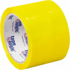 Tape Logic - 3" x 55 Yd Yellow Acrylic Adhesive Packaging Tape - Polypropylene Film Backing, 2.2 mil Thick, 21.4 Lb Tensile Strength - A1 Tooling