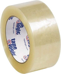 Tape Logic - 2" x 55 Yd Clear Acrylic Adhesive Packaging Tape - Polypropylene Film Backing, 3.1 mil Thick - A1 Tooling