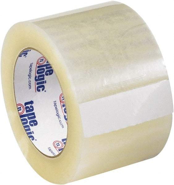 Tape Logic - 3" x 110 Yd Clear Acrylic Adhesive Packaging Tape - Polypropylene Film Backing, 2.6 mil Thick - A1 Tooling