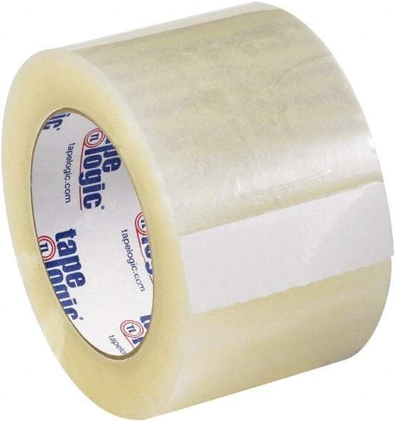 Tape Logic - 3" x 55 Yd Clear Acrylic Adhesive Packaging Tape - Polypropylene Film Backing, 2.6 mil Thick - A1 Tooling