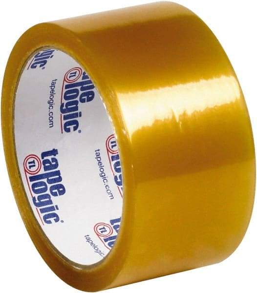 Tape Logic - 2" x 110 Yd Clear Rubber Adhesive Packaging Tape - PVC Film Backing, 2.1 mil Thick, 25 Lb Tensile Strength - A1 Tooling