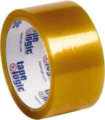 Tape Logic - 2" x 55 Yd Clear Rubber Adhesive Packaging Tape - PVC Film Backing, 2.1 mil Thick, 25 Lb Tensile Strength - A1 Tooling