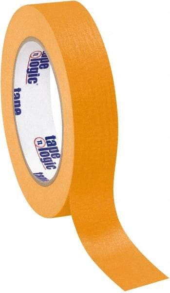 Tape Logic - 1" Wide x 60 Yd Long Orange Crepe Paper Masking Tape - 4.9 mil Thick - A1 Tooling