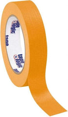 Tape Logic - 1" Wide x 60 Yd Long Orange Crepe Paper Masking Tape - 4.9 mil Thick - A1 Tooling