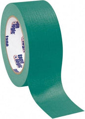 Tape Logic - 2" Wide x 60 Yd Long Green Crepe Paper Masking Tape - 4.9 mil Thick - A1 Tooling