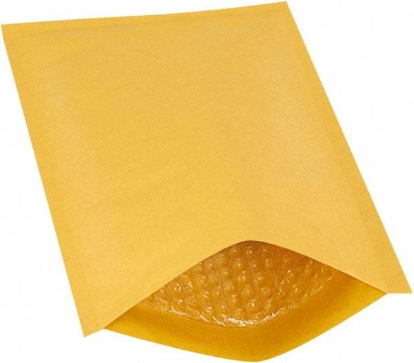 Made in USA - 12" Long x 7-1/4" Wide Regular Bubble Mailer - Kraft - A1 Tooling