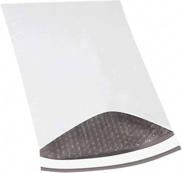 Made in USA - 16" Long x 10-1/2" Wide Peel-Off Self-Seal Padded Mailer - White - A1 Tooling