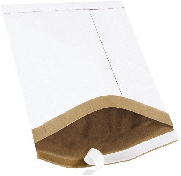 Made in USA - 14-1/2" Long x 8-1/2" Wide Peel-Off Self-Seal Padded Mailer - White - A1 Tooling