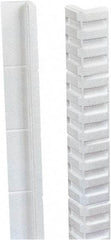 Made in USA - 24" Long x 3" Wide x 3" High x 3/4" Thick Edge Guard - White, Roll - A1 Tooling