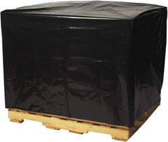 Made in USA - 49" Long x 51" Wide x 97" High Pallet Cover - Black, Case, 50 Piece - A1 Tooling