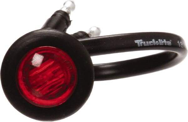 Truck-Lite - 3/4" Long, Red LED Marker Clearance - 12 Volts, Includes LED Light, Grommet - A1 Tooling