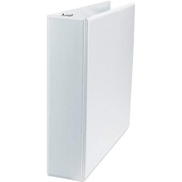 Universal One - 500 Sheet Capacity, 8-1/2 x 11", View Ring Binder - Polypropylene, White - A1 Tooling