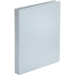 UNIVERSAL - 175 Sheet Capacity, 8-1/2 x 11", View Ring Binder - Polypropylene, White - A1 Tooling