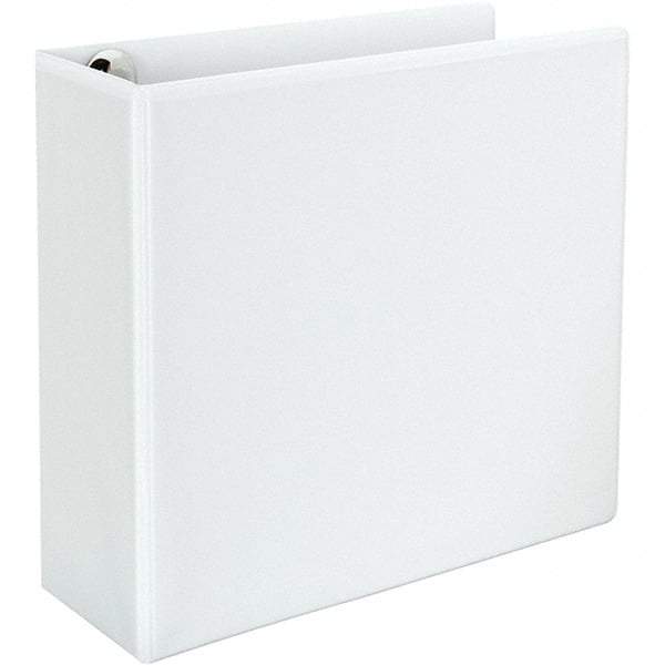 Universal One - 780 Sheet Capacity, 8-1/2 x 11", View Ring Binder - Polypropylene, White - A1 Tooling