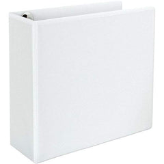 Universal One - 780 Sheet Capacity, 8-1/2 x 11", View Ring Binder - Polypropylene, White - A1 Tooling