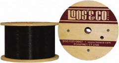 Loos & Co. - 1/8" x 3/32" Diam, Steel Wire Rope - 920 Lb Breaking Strength, 7 x 7, Vinyl Coating - A1 Tooling