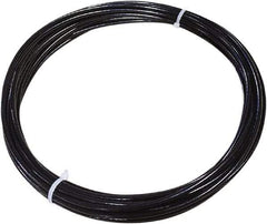 Loos & Co. - 3/16" x 1/8" Diam, Steel Wire Rope - 2,000 Lb Breaking Strength, 7 x 19, Vinyl Coating - A1 Tooling