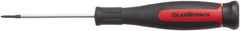 GearWrench - #00, 6.116" OAL, Precision Phillips Screwdriver - 2-11/16" Blade Length, Round Shank, Acetate with Rubber Grip Handle - A1 Tooling