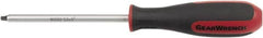 GearWrench - #2 Square Point, 4" Blade Length Square Recess Screwdriver - 8-9/16" OAL - A1 Tooling