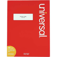 UNIVERSAL - 4" Long, White Paper Laser Label - For Inkjet Printers, Laser Printers - A1 Tooling