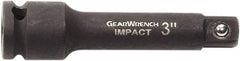 GearWrench - 3/8" Drive Impact Socket Extension - 15" OAL, Black Finish - A1 Tooling