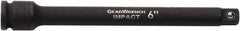 GearWrench - 1/4" Drive Impact Socket Extension - 6" OAL, Black Finish - A1 Tooling