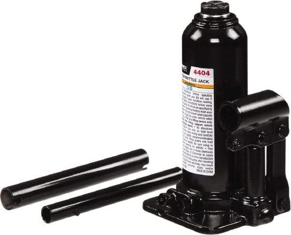 Sunex Tools - 4 Ton Capacity Bottle Jack - 7.6" to 14.7" High, 4.33" Long x 4.06" Wide Base - A1 Tooling