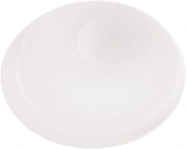 Rubbermaid - 8.8" Long x 8.8" Wide, Round Plastic Lid - Corner-Pull Tab, Use with 1980393 - A1 Tooling