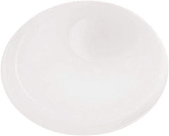 Rubbermaid - 8.8" Long x 8.8" Wide, Round Plastic Lid - Corner-Pull Tab, Use with 1980393 - A1 Tooling