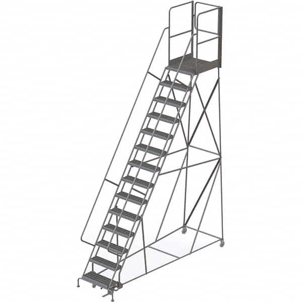 TRI-ARC - Rolling & Wall Mounted Ladders & Platforms Type: Rolling Warehouse Ladder Style: Rolling Platform Ladder - A1 Tooling