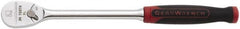 GearWrench - 1/4" Drive Pear Head Ratchet - Full Polish Chrome Finish, 8" OAL, 84 Gear Teeth, Standard Head - A1 Tooling