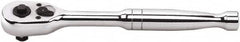 GearWrench - 1/2" Drive Pear Head Ratchet - Full Polish Chrome Finish, 9" OAL, 45 Gear Teeth, Full Polished Handle, Standard Head - A1 Tooling