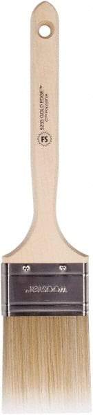 Wooster Brush - 2-1/2" Flat Polyester Trim Brush - 2-15/16" Bristle Length, 6-3/4" Wood Sash Handle - A1 Tooling