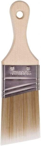 Wooster Brush - 2" Angled Polyester Angular Brush - 2-11/16" Bristle Length, 2-7/8" Wood Fluted Handle - A1 Tooling