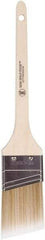 Wooster Brush - 2" Angled Polyester Angular Brush - 2-7/16" Bristle Length, 6-1/2" Wood Fluted Handle - A1 Tooling