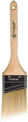 Wooster Brush - 2-1/2" Angled Polyester Angular Brush - 2-15/16" Bristle Length, 6-13/16" Wood Fluted Handle - A1 Tooling