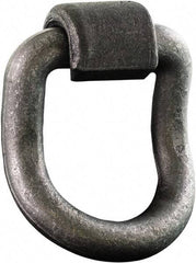 Buyers Products - Steel D-Ring 55° with Integral Bracket - 5" Long, Gray, For Use with Cargo Control - A1 Tooling