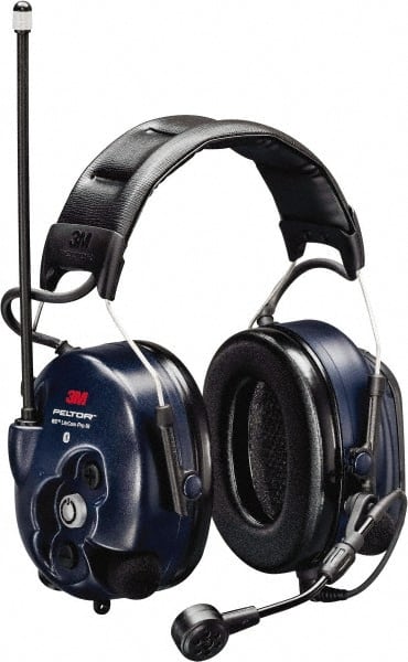 Headband, Boom Microphone Two Way Radio Headset Blue