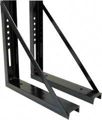 Buyers Products - Steel Truck Box Mounting Brackets - 18" Long, Black, For Use with Truck Boxes - A1 Tooling