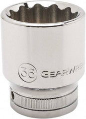 GearWrench - 3/4" Drive, Standard Hand Socket - 12 Points, 2.05" OAL, Alloy Steel, Chrome Finish - A1 Tooling