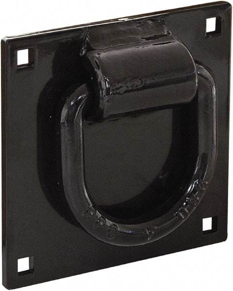 Buyers Products - Steel Bolt-On D-Ring - 4-1/2" Long, Black, For Use with Cargo Control - A1 Tooling